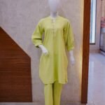 Textured Light Lime Green 2-Piece Co-Ord Set