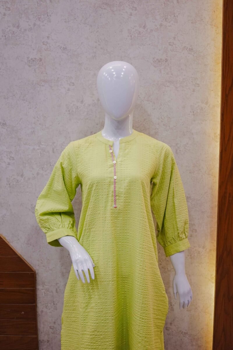 Textured Light Lime Green 2-Piece Co-Ord Set