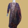 Traditional Multicolor Printed Kurta with Matching Dupatta