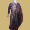 Traditional Multicolor Printed Kurta with Matching Dupatta