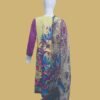 Vibrant Yellow Printed Suit with Bold Floral & Bird Motifs