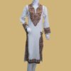 White Classic Embroidered Elegance