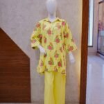 Yellow Floral Printed Co-Ord Set – Summer Bloom Edition