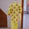 Yellow Floral Printed Co-Ord Set – Summer Bloom Edition