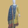 Yellow & Royal Blue Printed Lawn Suit – Festive Edition
