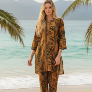 Amber Charm Printed Suit