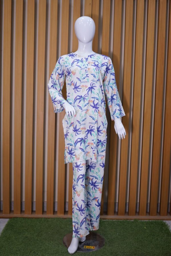 Aqua Palm Breeze Kurta