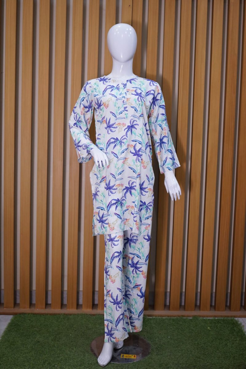 Aqua Palm Breeze Kurta