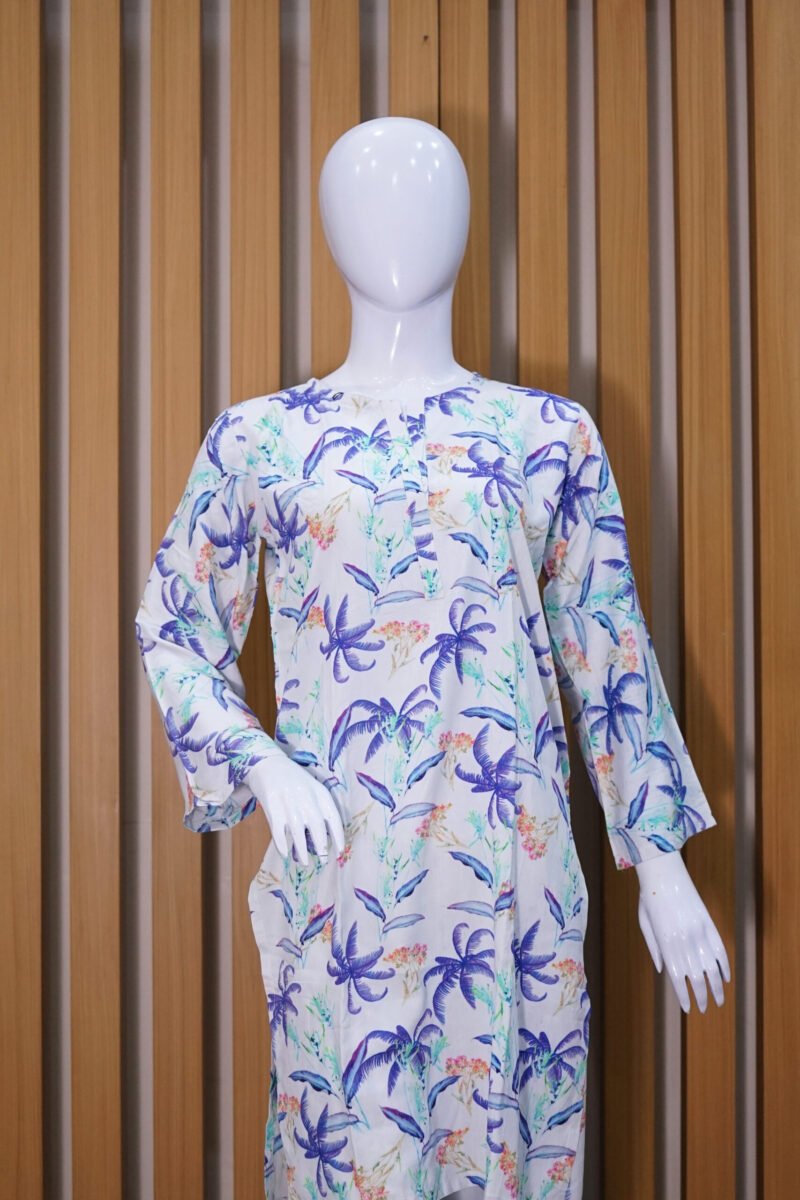 Aqua Palm Breeze Kurta