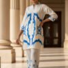 Azure Grace Silk Outfit