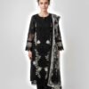 Black Luxe with Ivory Embroidery