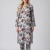 Blossom Mist Elegant Floral Charm on Sky Blue