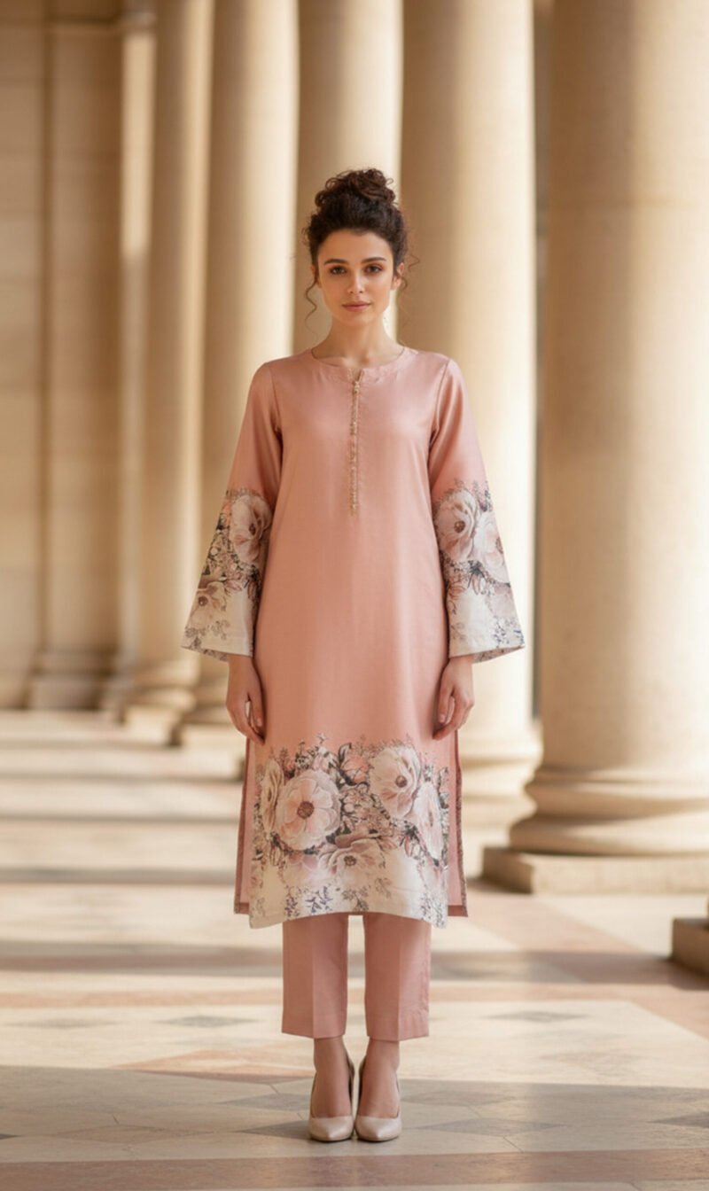 Blush Grace Soft Elegance in Floral Harmony