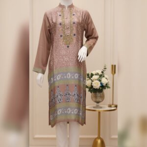 Blush Paisley Printed Tunic