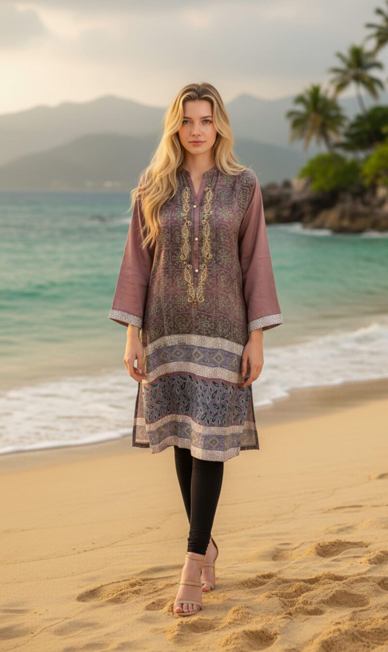 Desert Mauve Printed