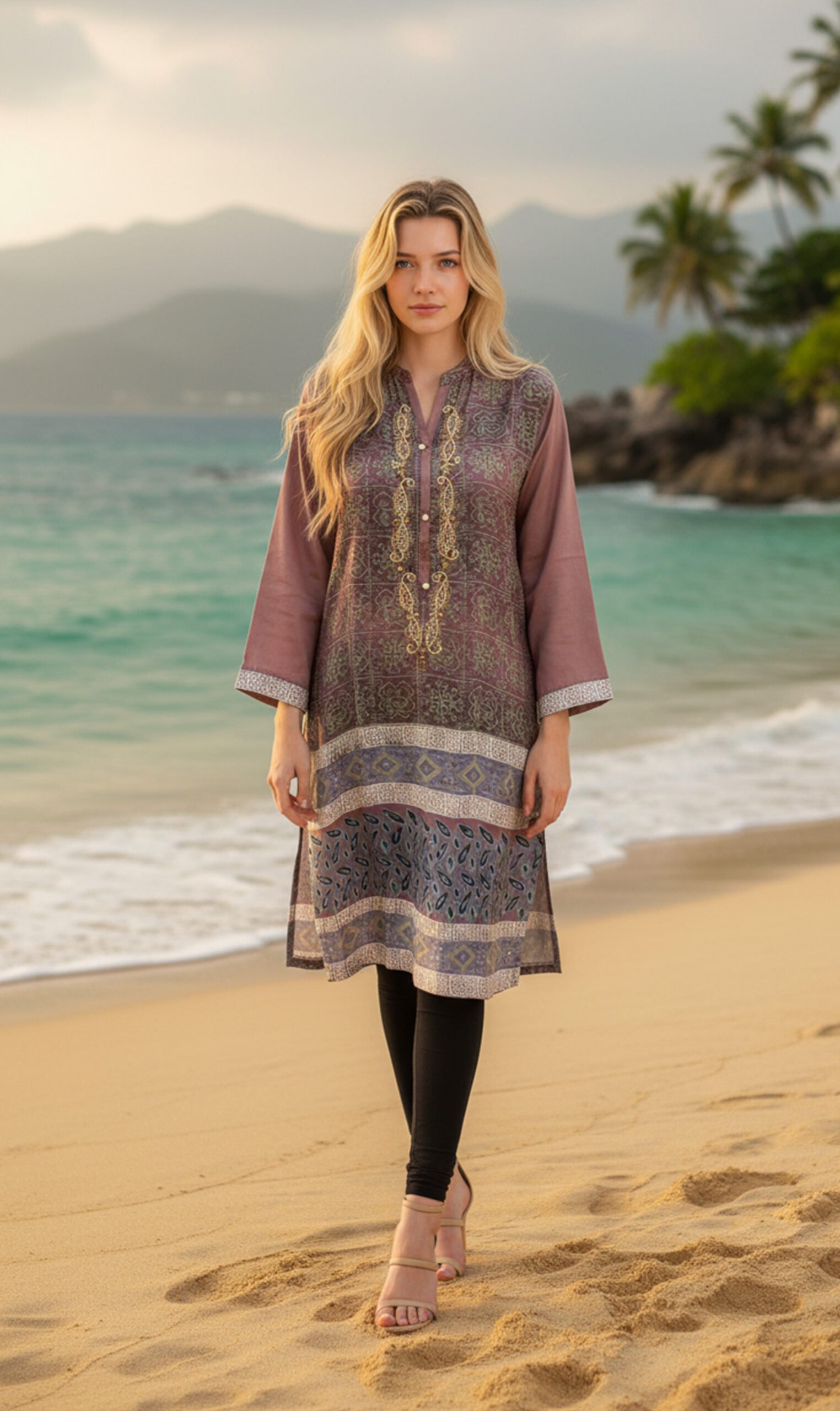 Desert Mauve Printed