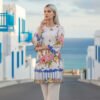 Elegance in Bloom White Floral Ensemble