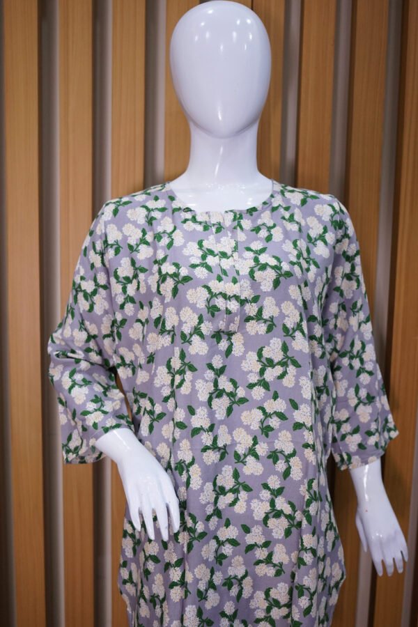 Floral Breeze Grey Suit