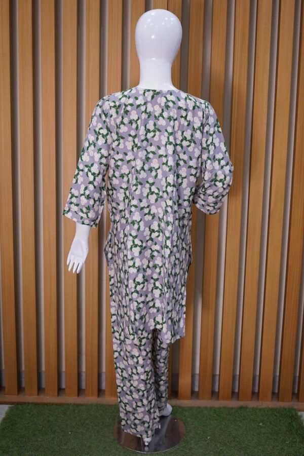 Floral Breeze Grey Suit