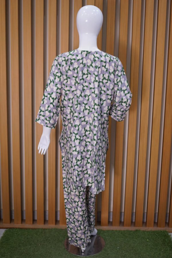 Floral Breeze Grey Suit
