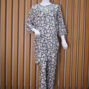 Floral Breeze Grey Suit