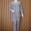 Floral Breeze Grey Suit