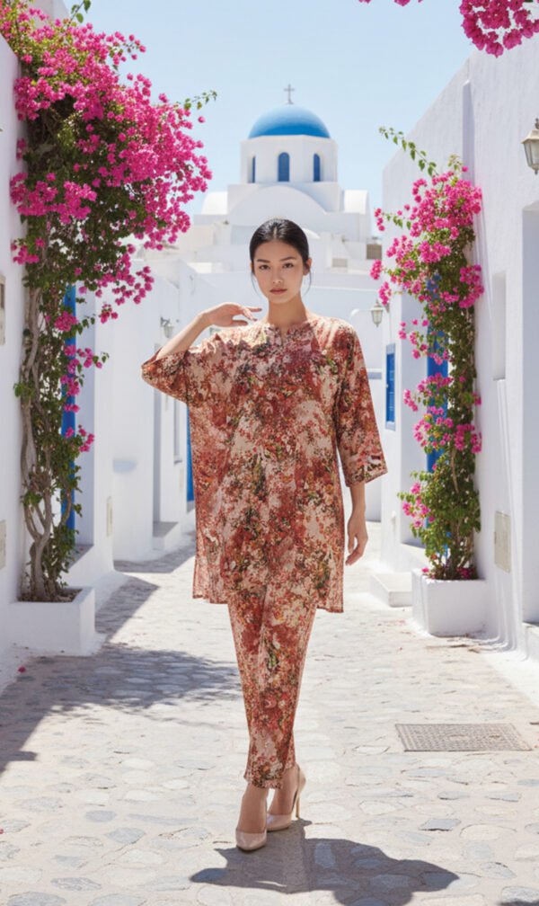 Floral Classic Rust Ensemble