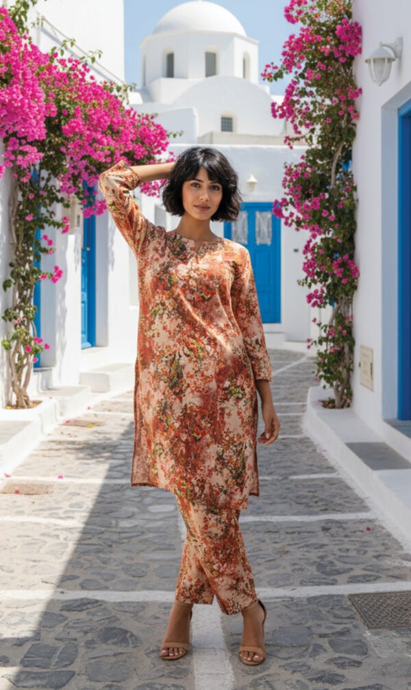 Floral Classic Rust Ensemble