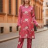 Floral Elegance in Deep Pink