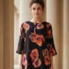 Midnight Bloom Printed Suit