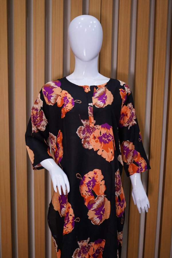 Midnight Bloom Printed Suit