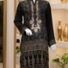 Midnight Gold Embroidered Tunic