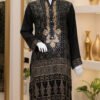 Midnight Gold Embroidered Tunic