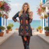 Noor Black Floral Silk