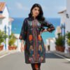 Noor Black Floral Silk