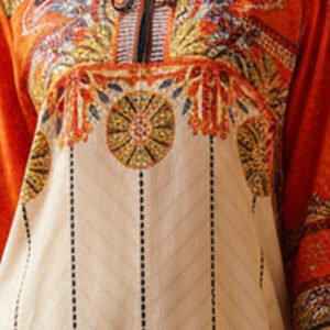 Radiant Sunset Silk Ensemble