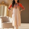 Radiant Sunset Silk Ensemble