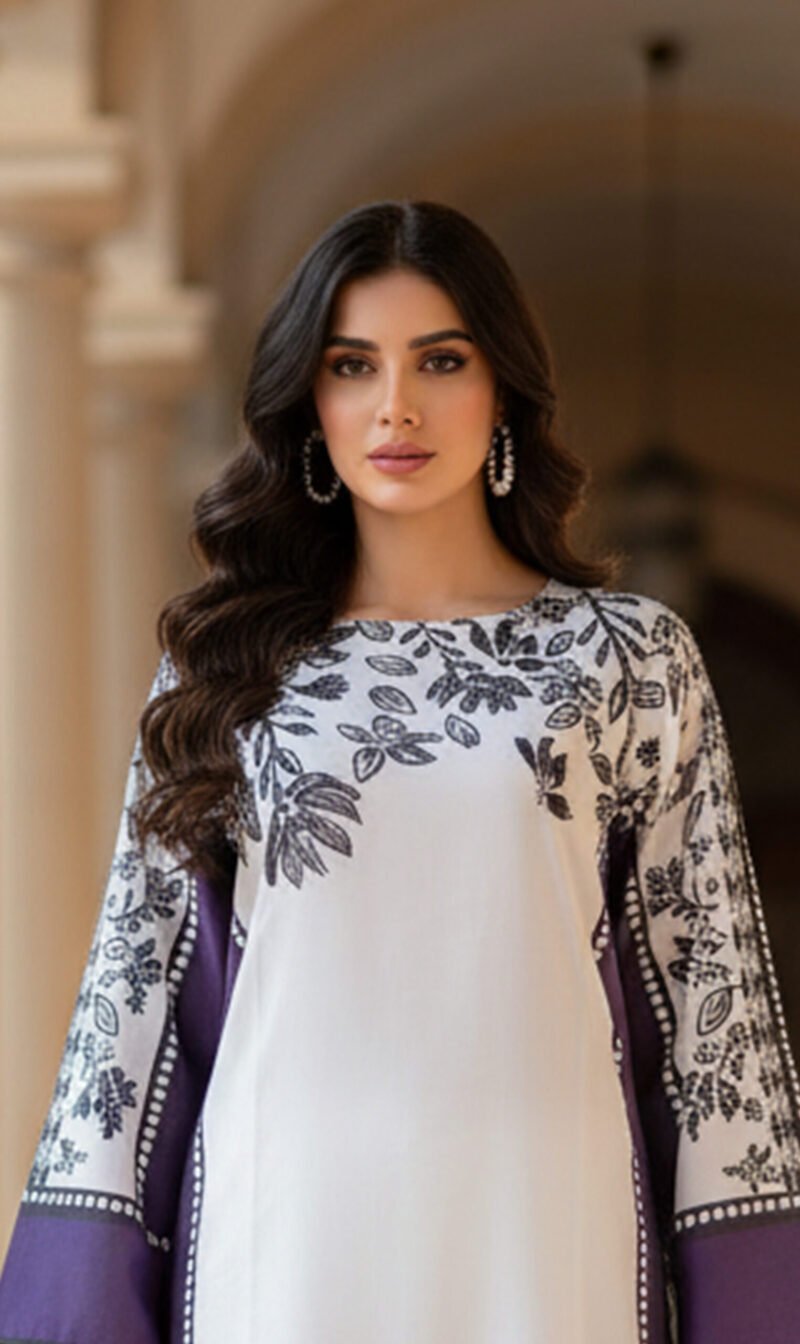 Violet Whisper Elegant Floral Harmony