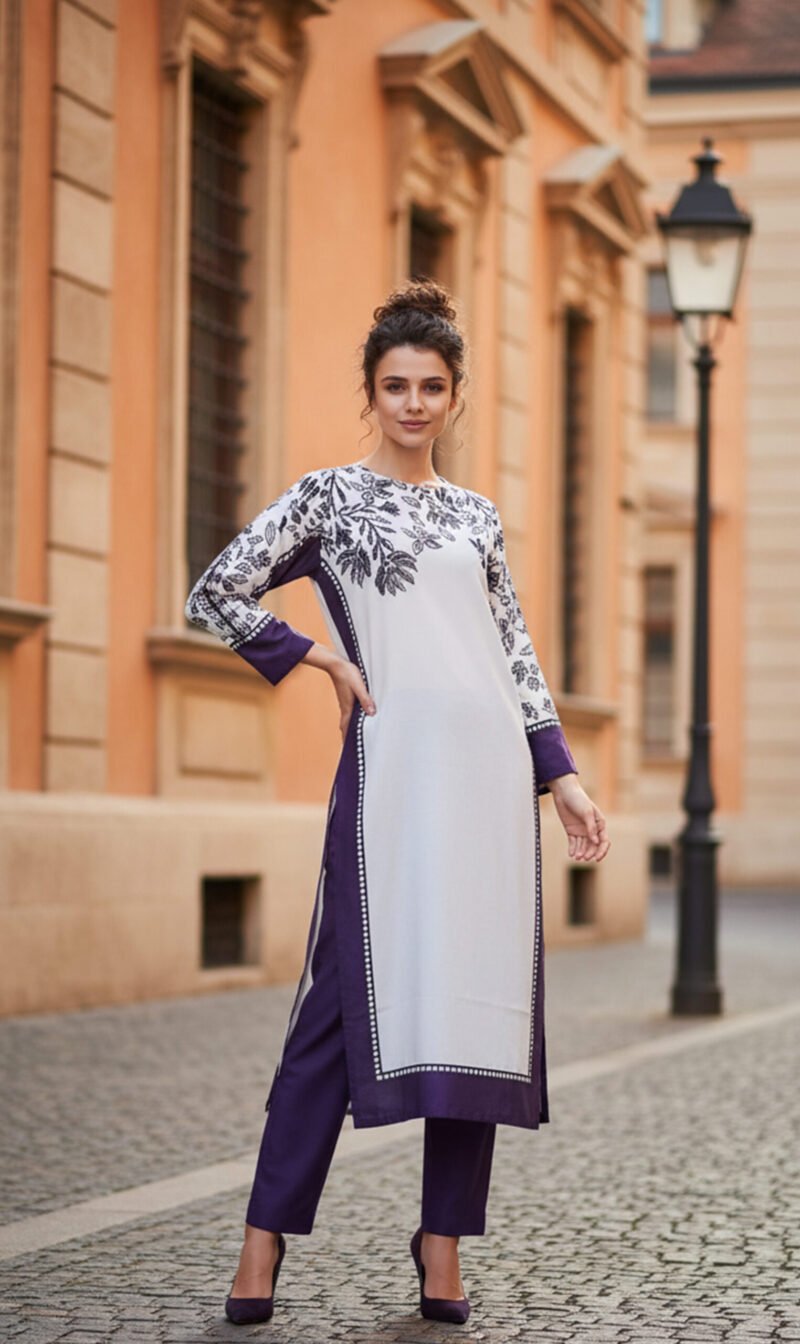 Violet Whisper Elegant Floral Harmony