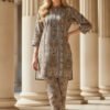 Amber Grace Printed Silk Ensemble