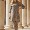 Amber Grace Printed Silk Ensemble