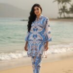 Azure Bloom Silk