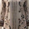 Golden Dusk Abstract Silk Ensemble