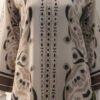 Golden Dusk Abstract Silk Ensemble
