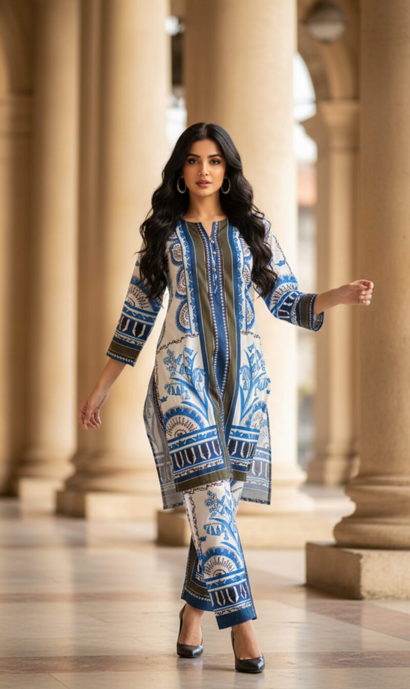 Sapphire Grace Silk