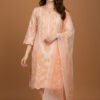 Peach Motif Cotton Ensemble
